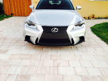Front lip done in carbon fiber wrap!