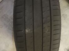 Rear tire tread