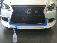 Figured with the front being a half bumper there would be some fitment issues and that is definitely the case.  Thanks Nat for giving me the heads up.