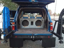 Installing two 15" Subwoofers into custom enclosure for Lexus LX450