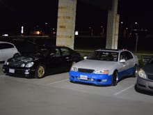 Next to an Imported Aristo at the ECM car meet in north Texas