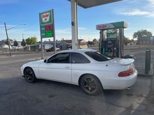 Gas stop on the way to Las Vegas, possibly in Oregon or Idaho