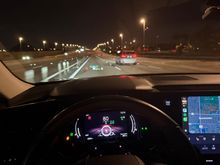 So you’re saying that with the 12.3 cluster you’re not able to have the boost gauge in the center?
