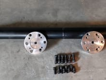 Driftmotion one piece driveshaft w adapters and hardware