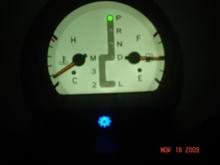 Headlight indicator light