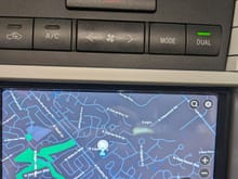 Waze maps, it can be zoomed in/out,destinations can be done by voice.  Waze gives excellent locations of police also any potential dangers (road damage, cars on side of road, speed traps, etc)