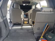 The interior photo of our 2014 Sienna pretty much sums up why driving a 4-door sedan is no longer practical.  Love being able to carry 6 adults in comfort and a 7th in a pinch while still having 40 cubic feet of cargo space behind the third row of seats.
