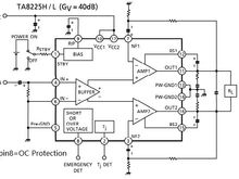 TA8225H, Sub woofer amp, 2GS factory amp