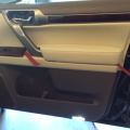 Remove the arm rest and the window/door lock and unplug it.
