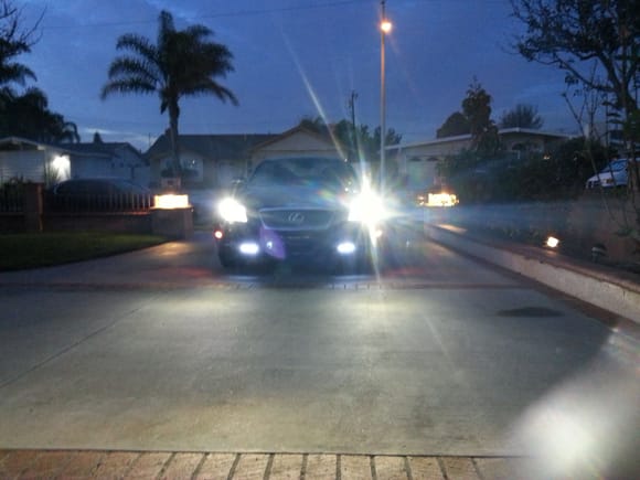 DRLs night time - Can serve as fog lights