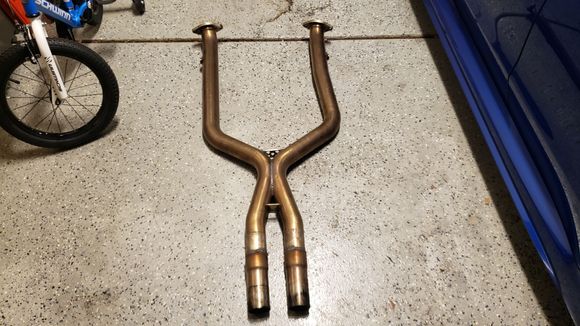 Y pipe (extended to fit into GS-F)