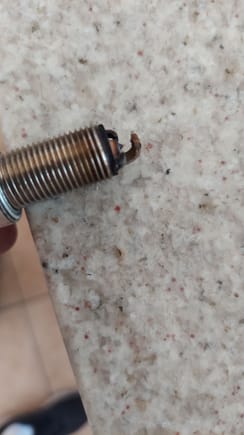 460 spark plug with 20k miles.  This plug gap is much wider than my 600.  