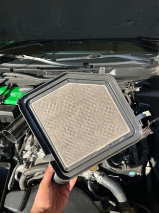 Per instructions, need to cut off the carbon air filter for better airflow 