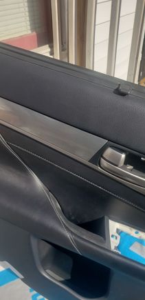 repeat the process for your door trim and put it on the new one