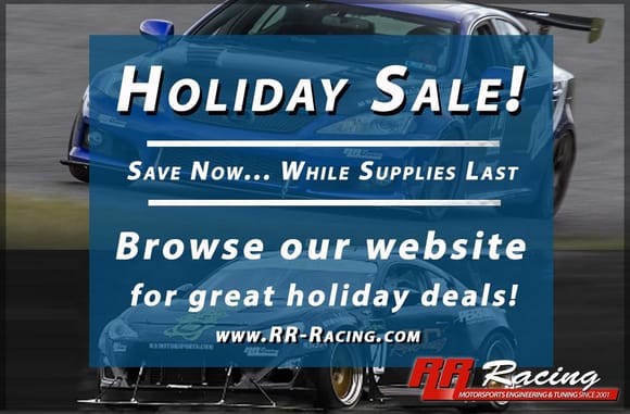 RR Racing 2015 Holiday Sale