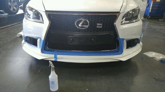 Figured with the front being a half bumper there would be some fitment issues and that is definitely the case.  Thanks Nat for giving me the heads up.