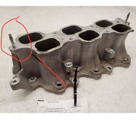 Hey guys, does anyone know the part number for this mounting bolt on the intake manifold 2grfe. Its purpose I believe is to guide the plenum into place but I can't find the number. I'm worried I'm not getting a good seal. Every phrase I google on the part returns something totally different