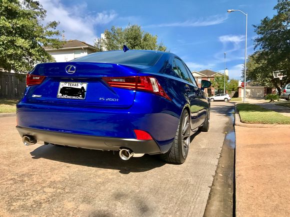 FSPORT exhaust installed.