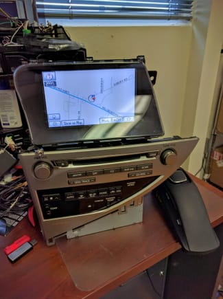 2010 RX450h radio/navigation setup