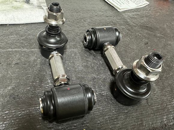 Assembled with couplers and locknuts.