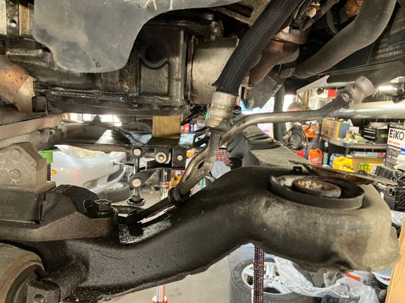 This was all for PS lines because the last person to touch this didn't position them correctly when the AC compressor was replaced. I was tasked with righting all the cars wrongs and dear lord the packaging is nuts 