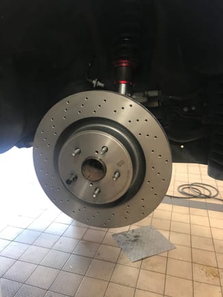 Rotor installed