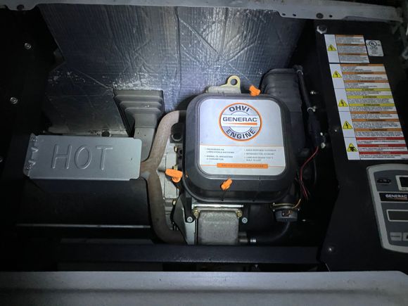 The freaking 12v cell was dead and needed jumped, I had to jump a generator. That was a first for me 
