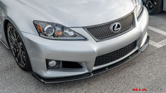 lexus isf front splitter lip body kit