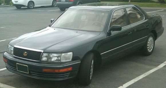 My 1992 Lexus LS400 the day after I purchased it.