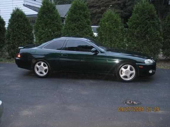 Imperial Jade Mica SC300 with Supra Twin Turbo Rims