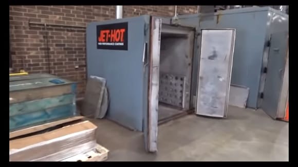 Jet-Hot employs an oven to remove residual surface contaminants