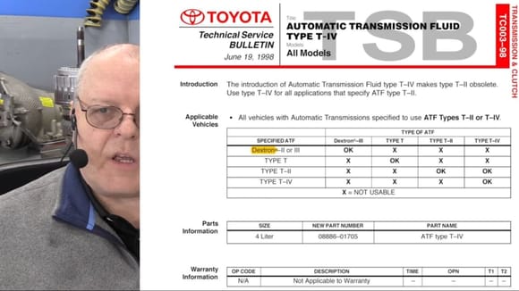 Toyota TSB Screenshot from video part 5 . 