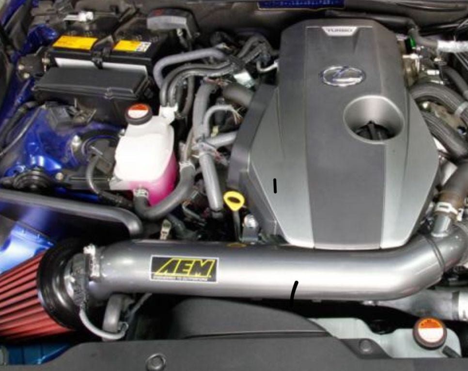 Engine - Intake/Fuel - Aem Cold air intake 200t is/rc/gs - Used - 2016 to 2019 Lexus All Models - Mesa, AZ 85201, United States