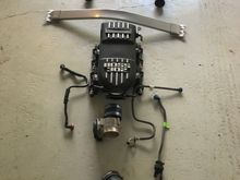 Boss 302 intake 85mm throttle body and Pipe exhaust for sale.Tower bar already sold.asking 600.00