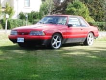 1992 lx coupe, built 2.3L 8 plug, ported an polished head, upper and lower intake. converted from auto to 5spd, 7.5 to 8.8 swap done in my backyard, 17 inch tsw stealth rims, lots of goodies, flywheel started losing teeth and eventually stopped starting.... anybody want a decent coupe? lol