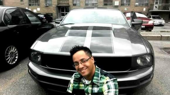 Myself at my Ford Mustang 2005