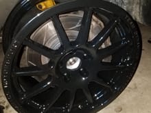 Just got these on friday and ordered tires that night im getting 255/40/17 NT05 these are 17x9 et23 team dynamic 1.2 pro and my rears are 17x9 et35 cant wait for these to go on