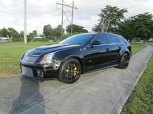 my used 11 Caddy CTS V after I got it back from the detail shop