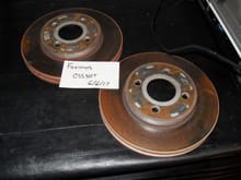 Base Model 4x100 Front Rotors.  Still thick. Just have been sitting on the shelf for 3 years.  $60 + Shipping