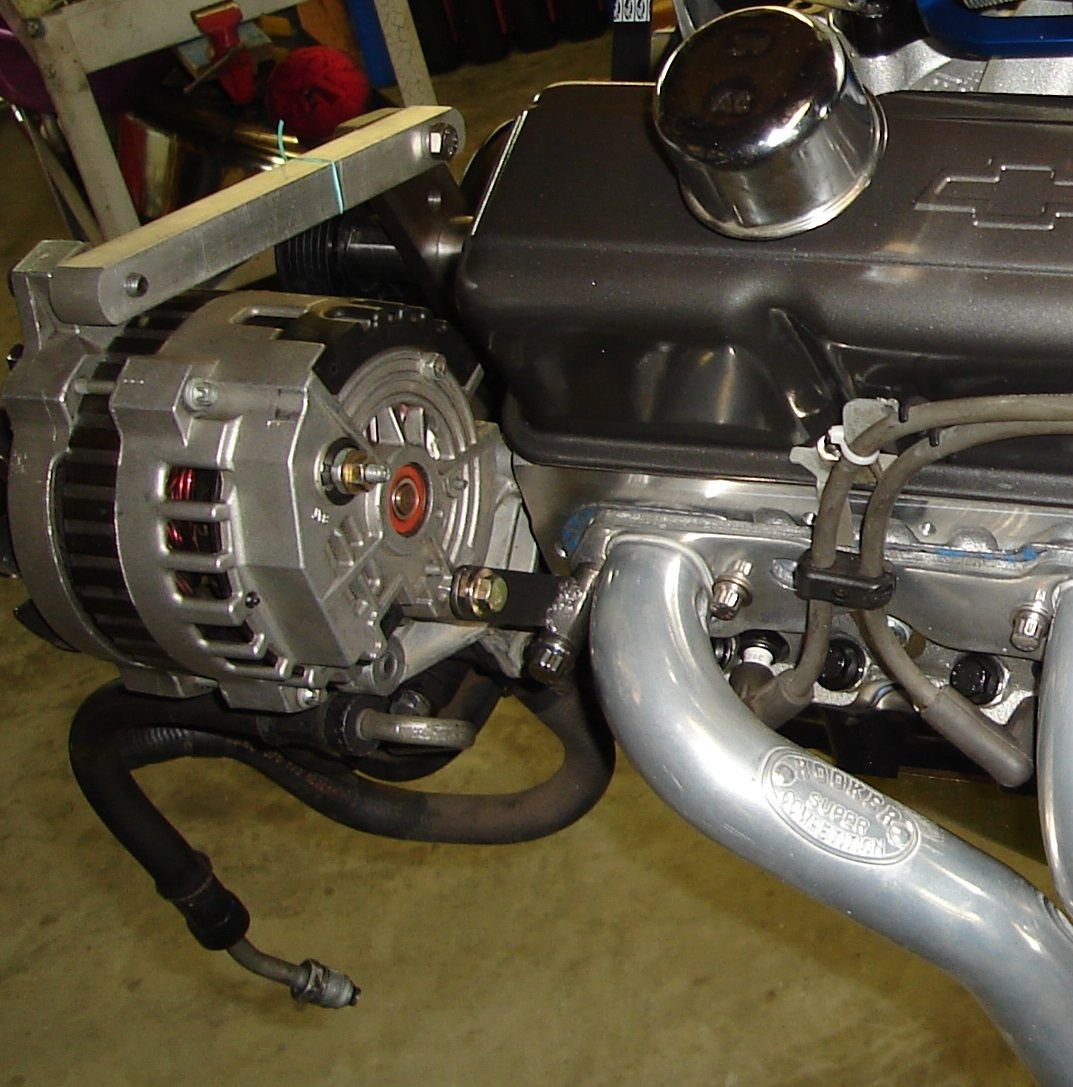 Rear Alternator Bracket with Headers CorvetteForum Chevrolet Corvette Forum Discussion