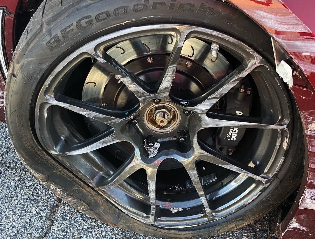 Has anyone bent a rim? CorvetteForum Chevrolet Corvette