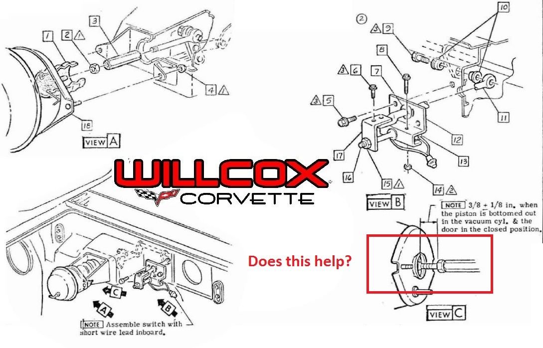Wiper Door Actuator Stroke Length CorvetteForum Chevrolet Corvette