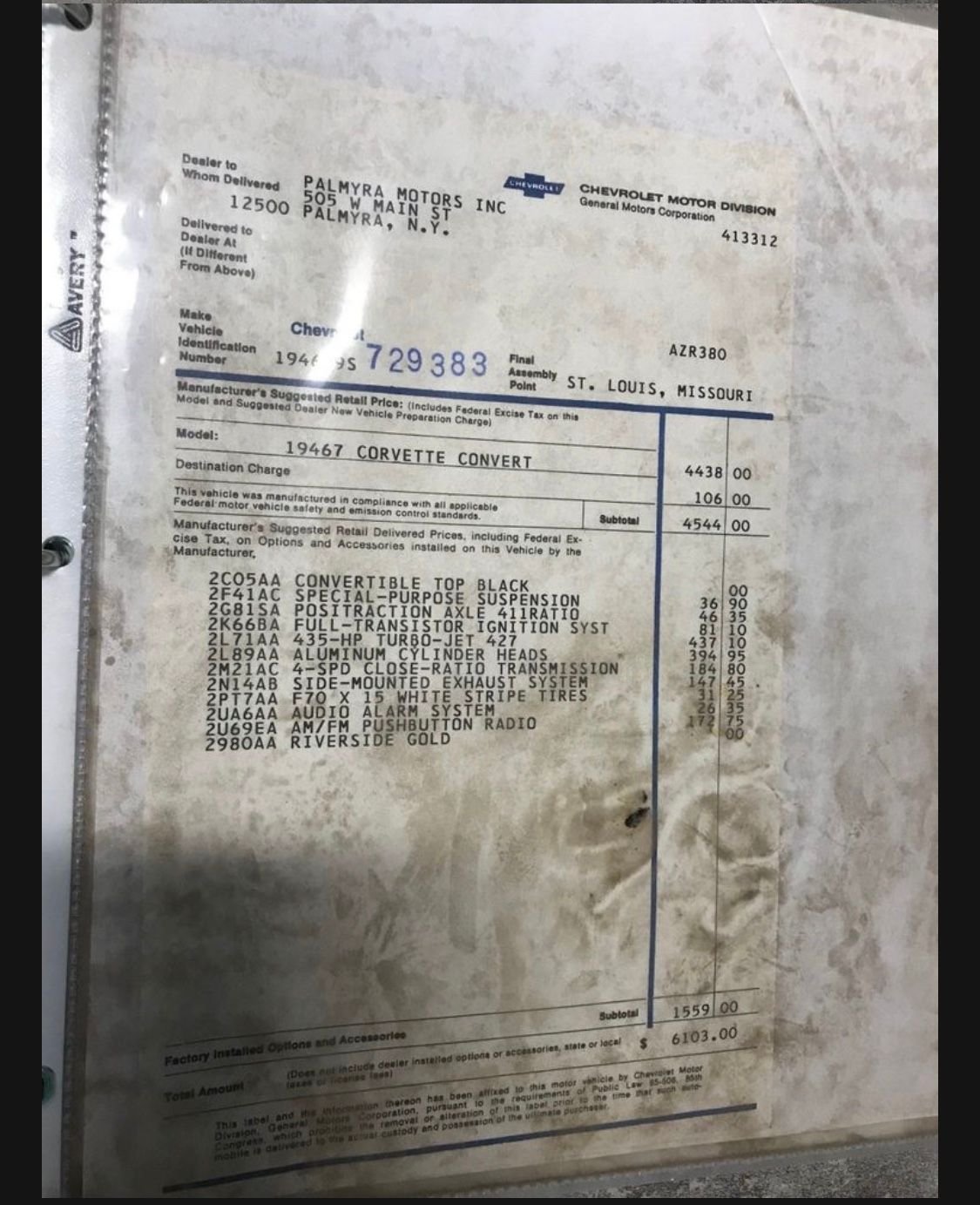 advise on C3 L-89 - Page 2 - CorvetteForum - Chevrolet Corvette Forum ...