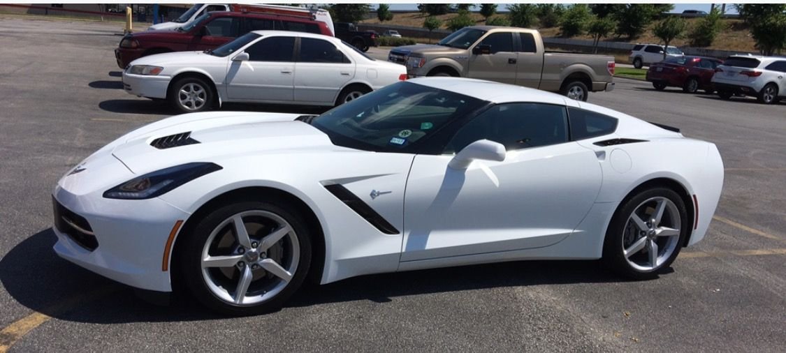 Houston, TX FOR SALE - 2014 White Corvette Stingray Coupe 2LT, 13,000 ...