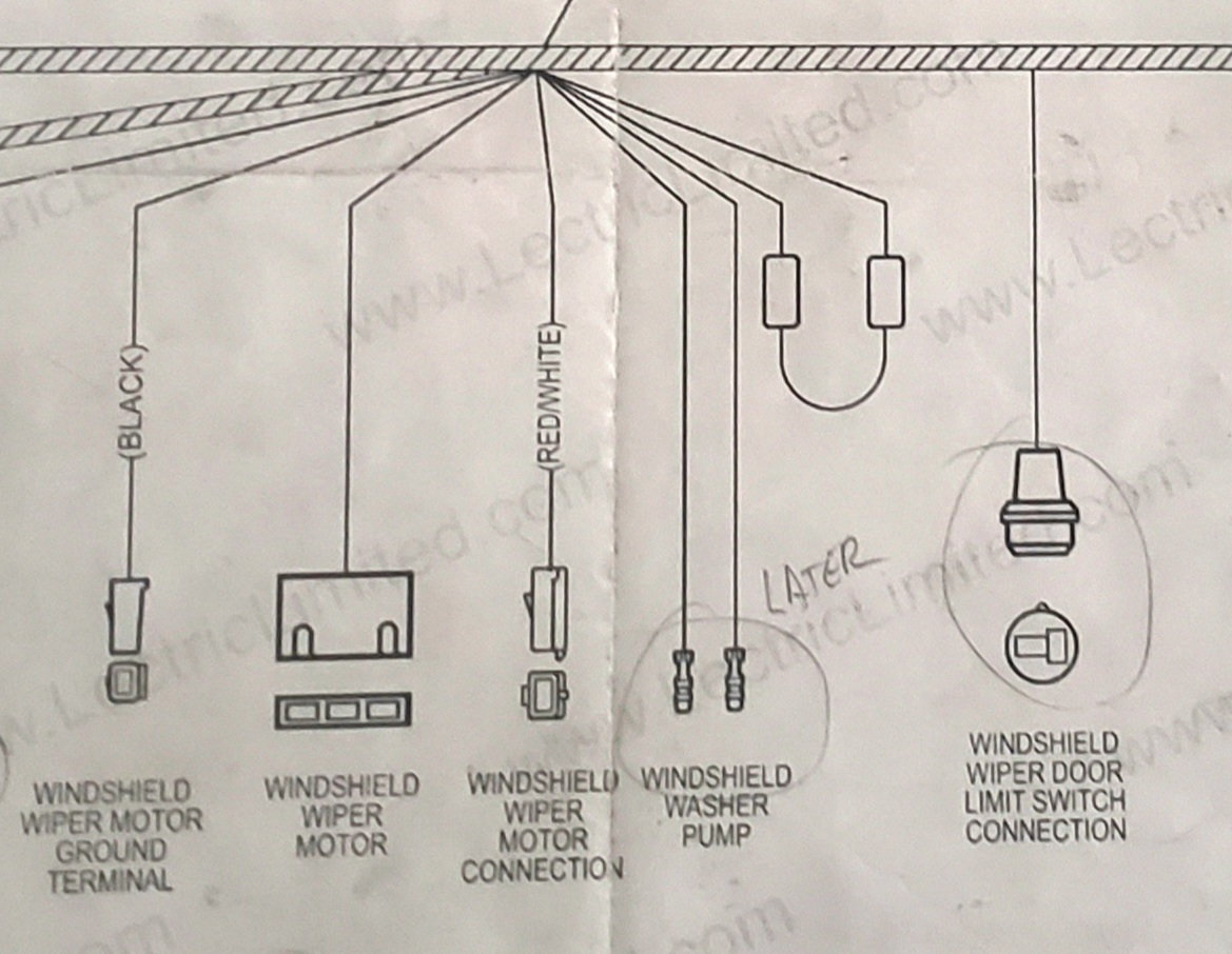 Electrical connections at wiper motor? - CorvetteForum - Chevrolet