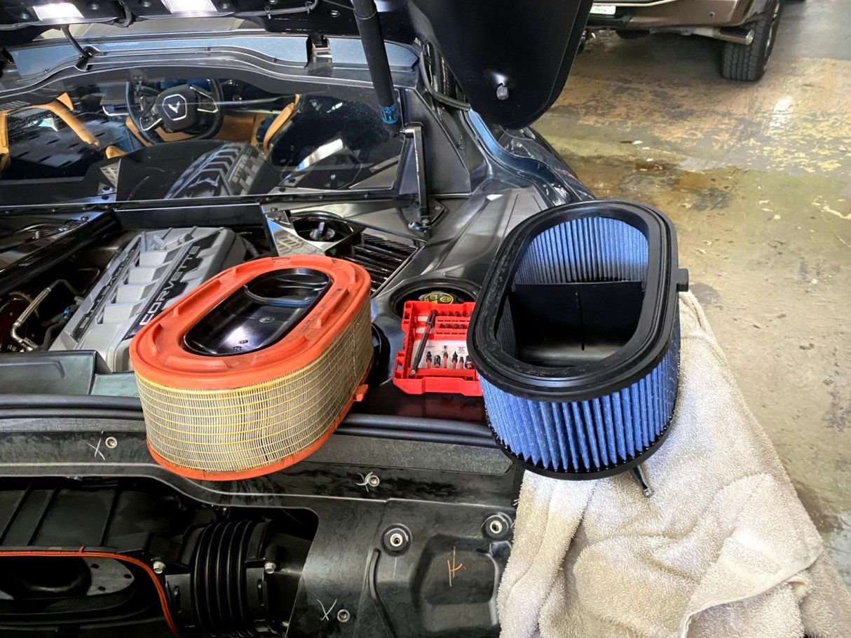 GM choice of the air filter is very poor, definitely not high