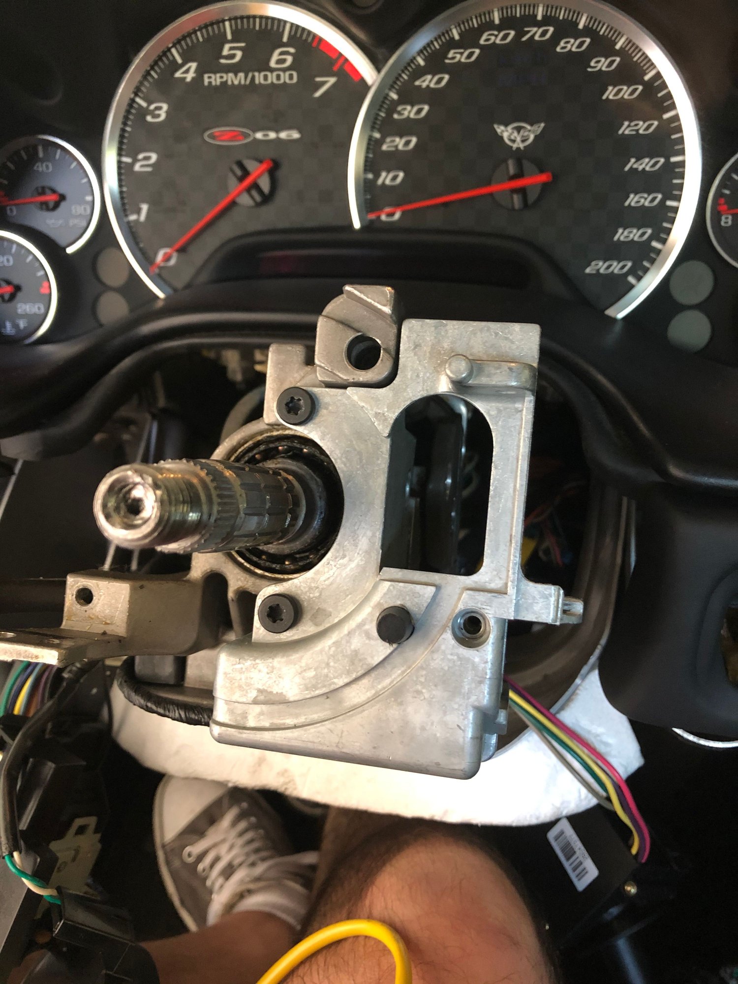 C6 Steering Wheel Installed in C5 Z06! CorvetteForum Chevrolet