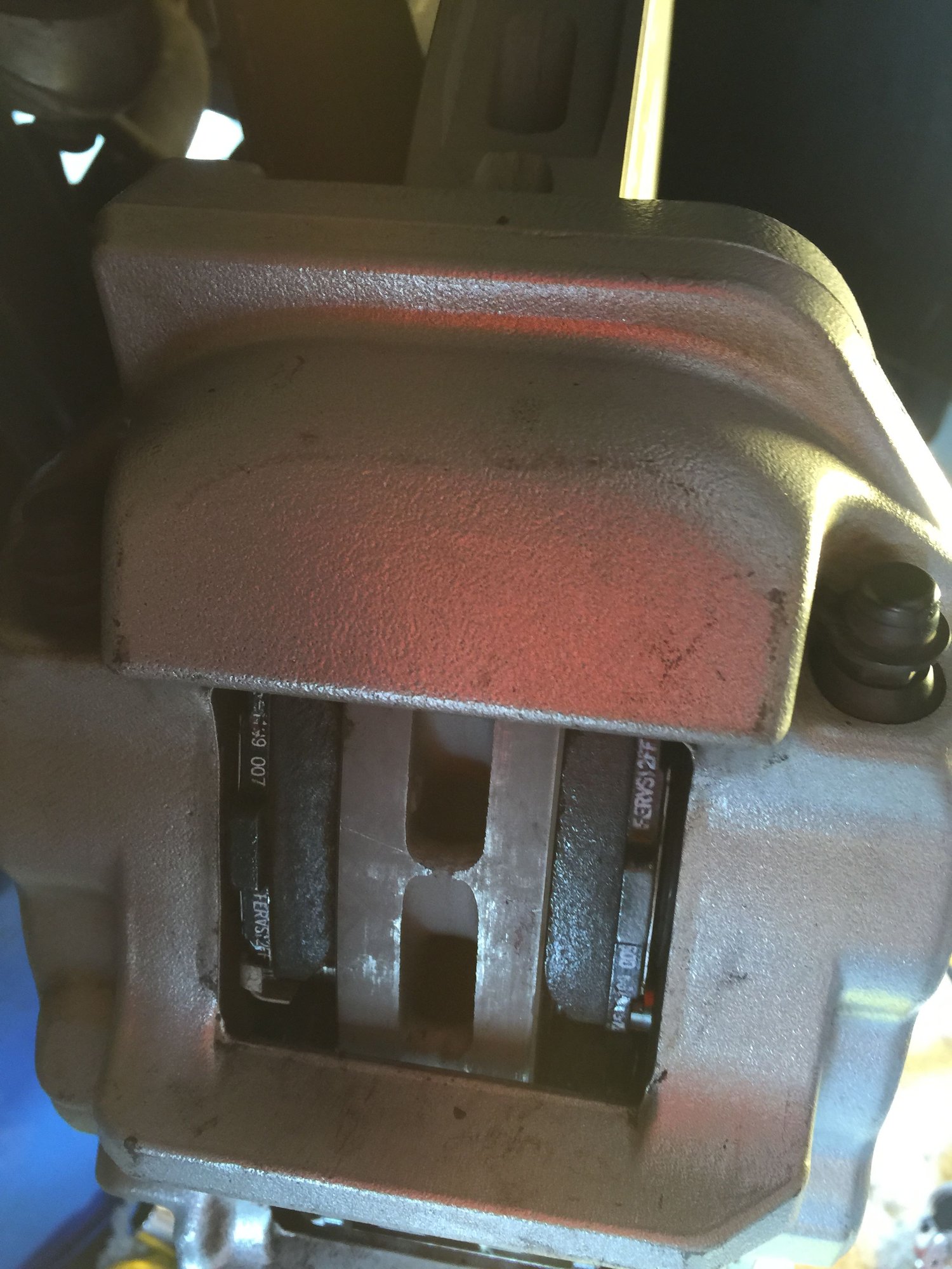 Stripped Brake Caliper Pin Problem (and some brake job photos