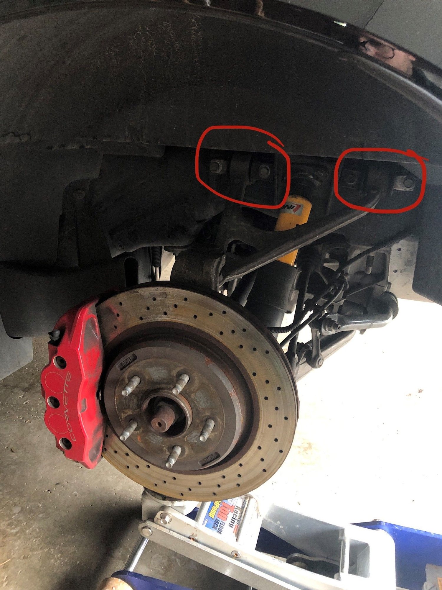 Z06 Rear Upper Control Arm bolt size CorvetteForum Chevrolet