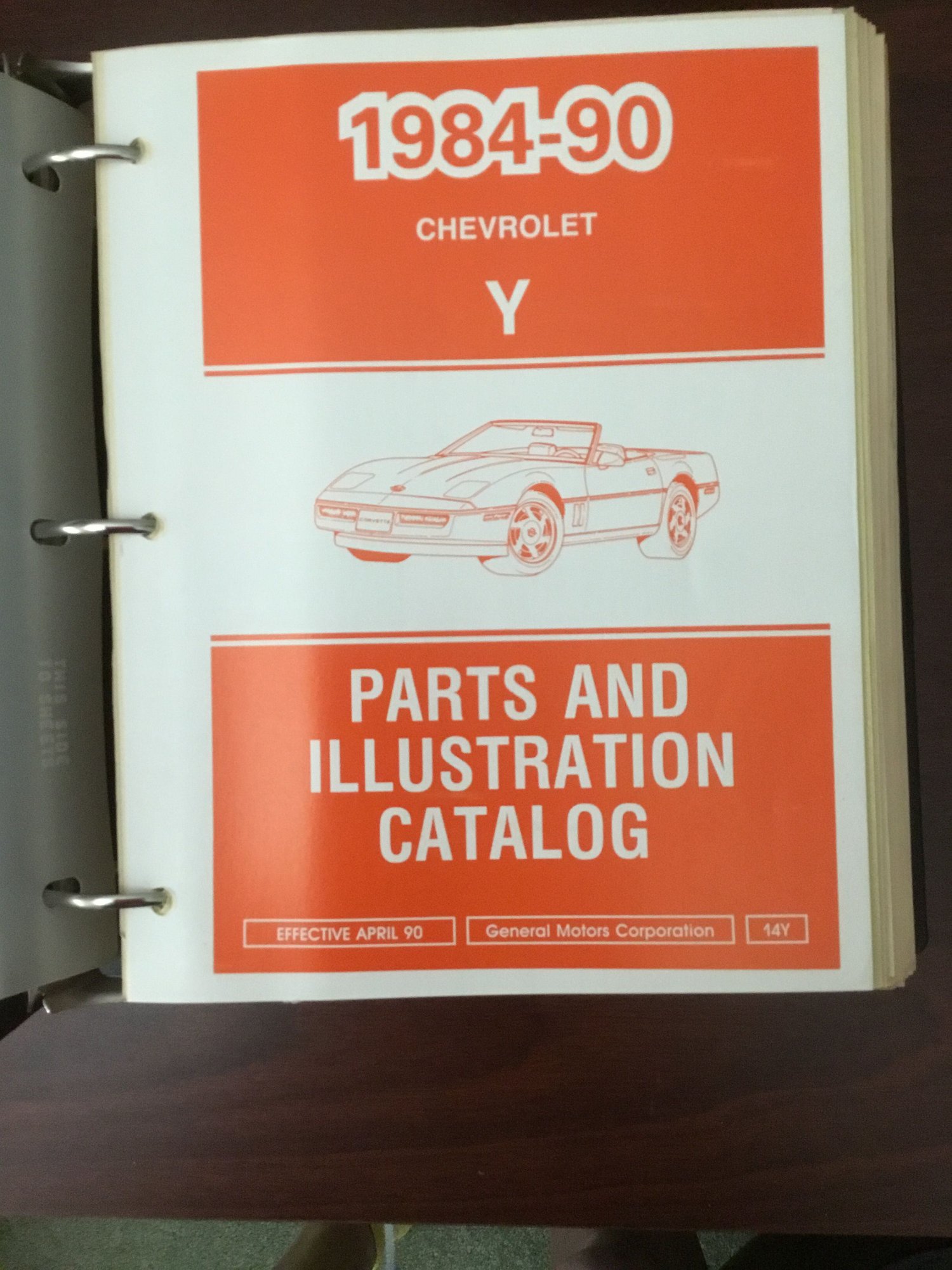 FS (For Sale) SOLD '84 Thru '90 Vette Parts Catalog CorvetteForum